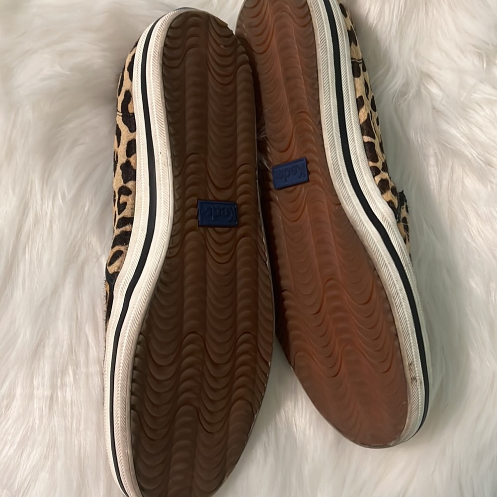 keds x kate spade new york double decker leopard-print sneakers - Picture 3 of 4